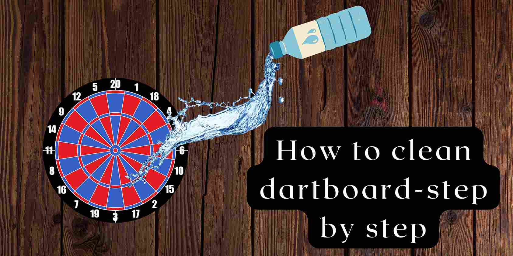 how to clean dartboard