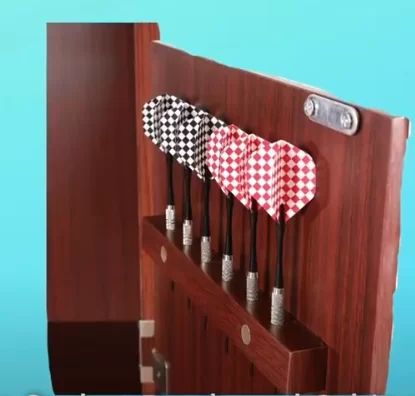 Wood Dartboard Cabinet
