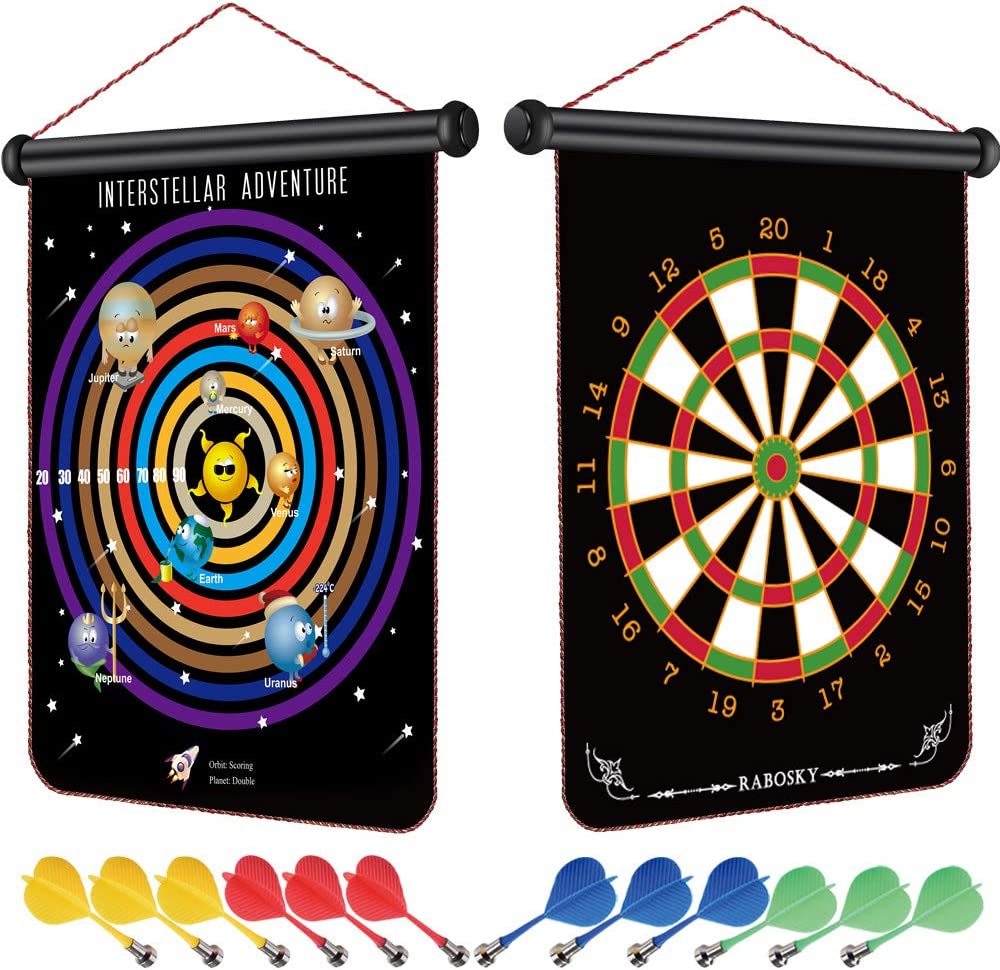 RaboSky Magnetic Dart Board for Kids