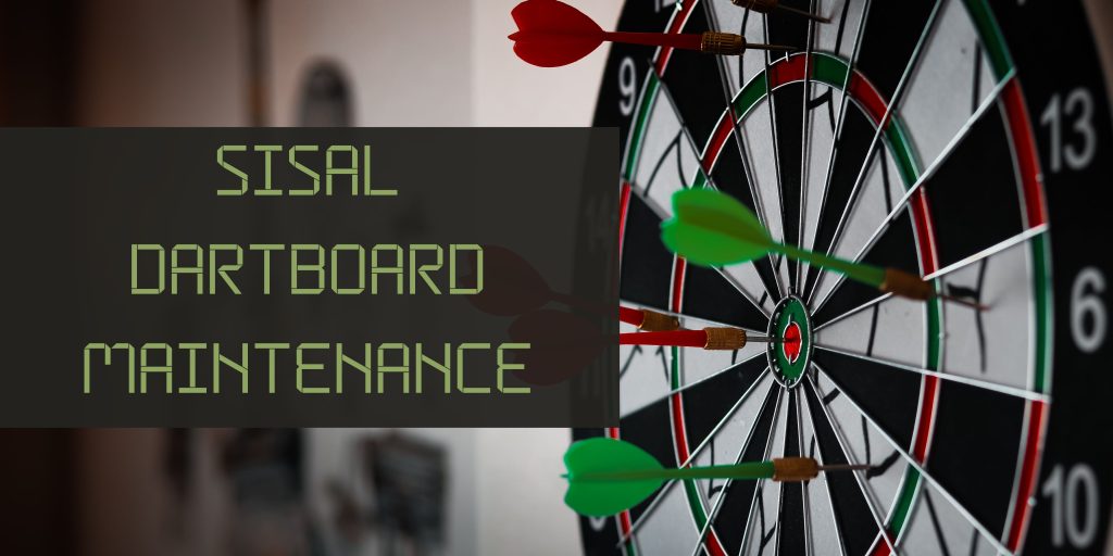 Sisal dartboard maintenance